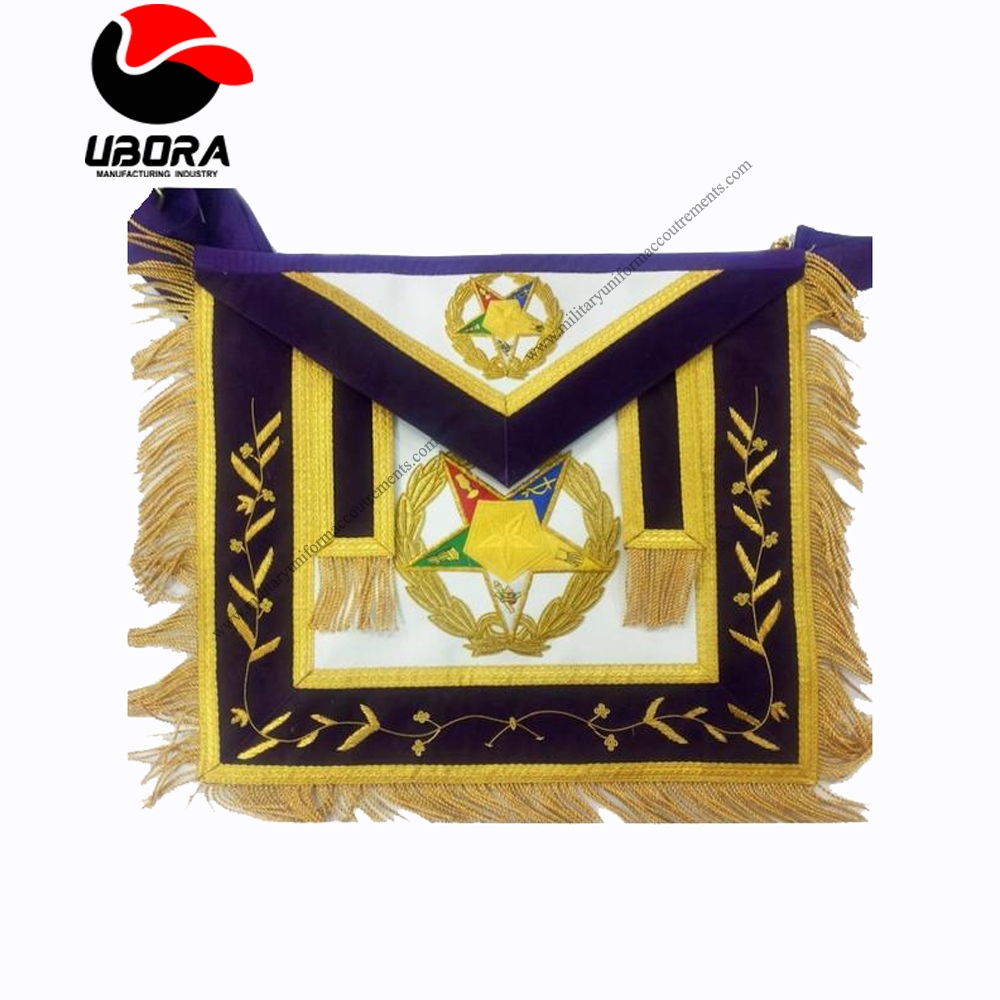 Order of the Eastern Star OES Grand Associate Patron Masonic Apron